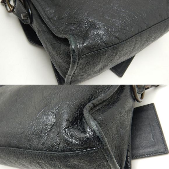 Balenciaga Classic Mini City Handbag 2way Lambskin Black - Picture 7 of 7